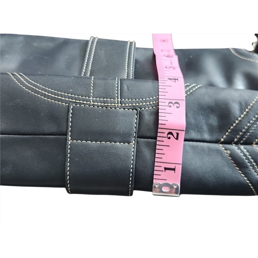 Coach 9434 Vintage Y2K Soho Black Leather Shoulder Bag w/Contrast Stitching - Picture 13 of 13